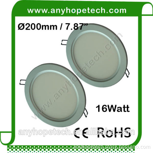 super brightness 24v diamter 200mm 16watt for hotel modern led ceiling lights